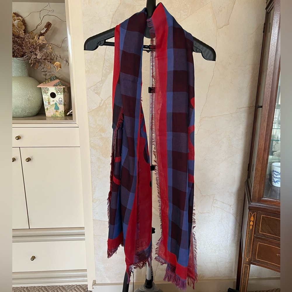 NWT Paul Smith Checkerboard Scarf